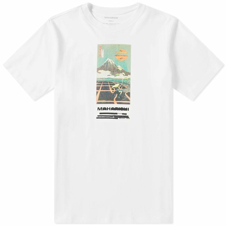 Photo: Maharishi Mount Fiji Tron Tee White