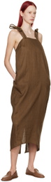 Max Mara Leisure Brown Senna Midi Dress