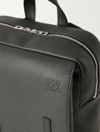 LOEWE - Military Full-Grain Leather Backpack