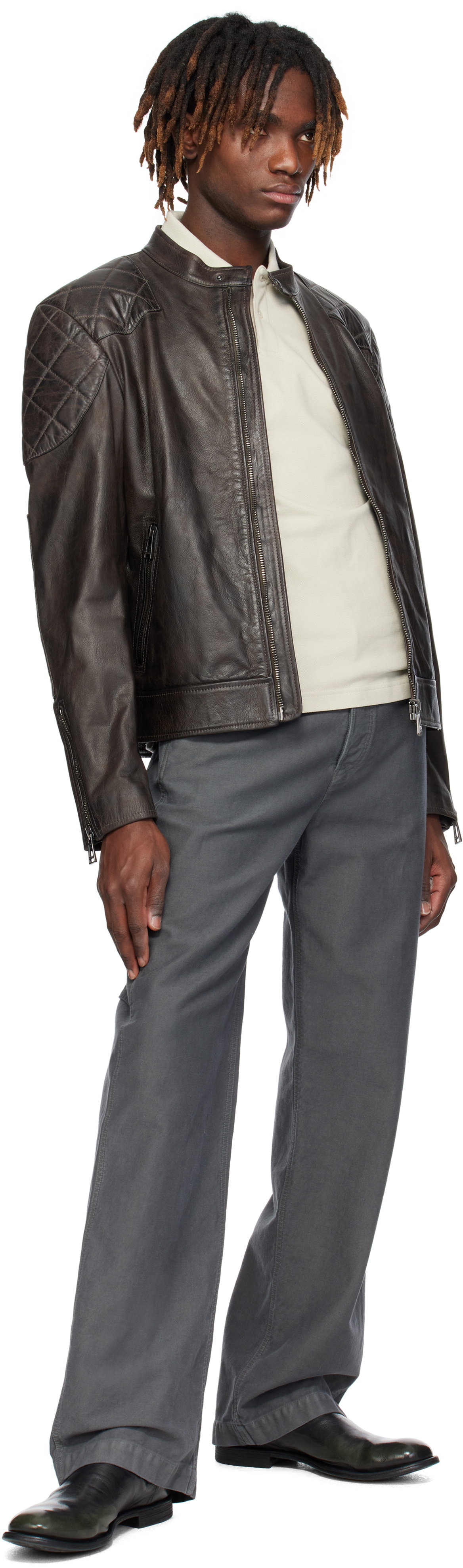 Belstaff Brown Legacy Outlaw Leather Jacket
