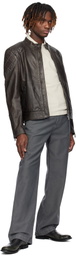 Belstaff Brown Legacy Outlaw Leather Jacket