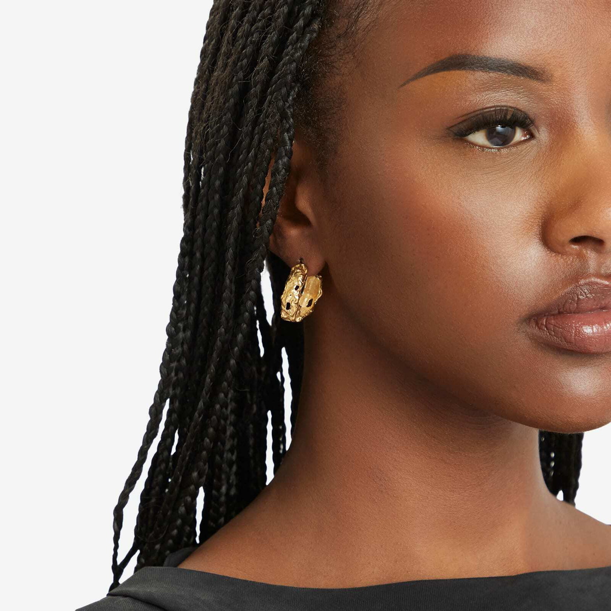 Simuero Women's Cabo Earrings in Gold 