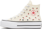 Converse Off-White Chuck Taylor All Star Embroidered Strawberries Sneakers