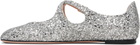 Bally Silver Beliska Ballerina Flats
