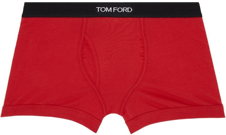 Photo: TOM FORD Red Classic Fit Boxer Briefs