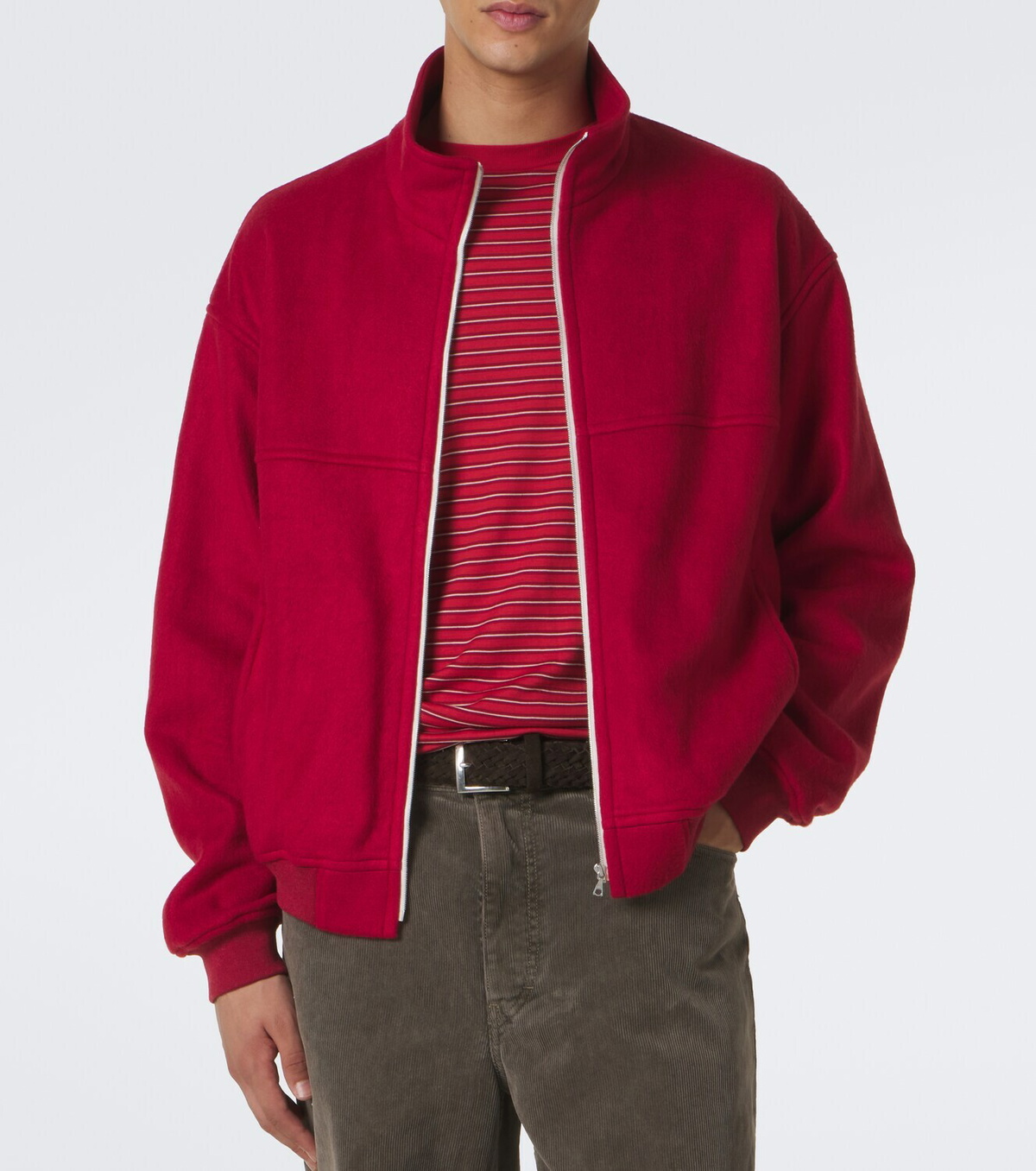 Auralee Silk fleece jacket