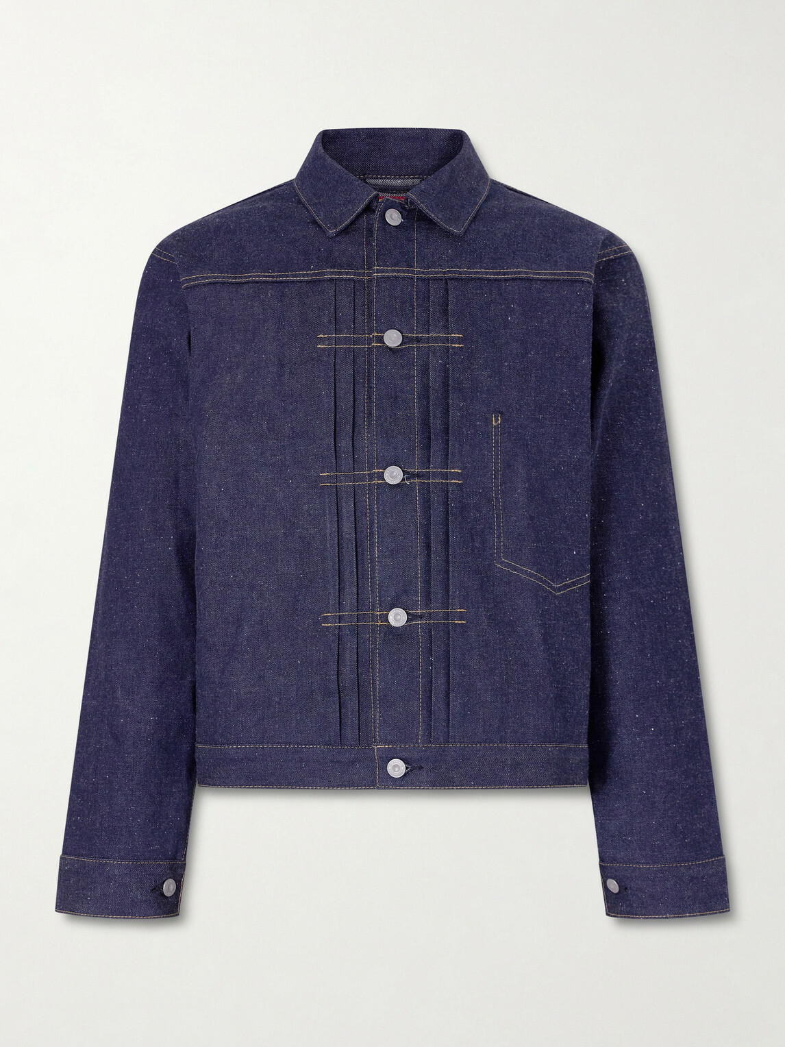 Human Made - Pleated Denim Jacket - Blue Human Made