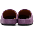 Marni Purple Fussbett Sabot Slip-on Loafers