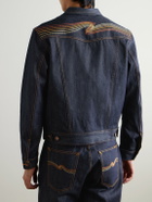 Nudie Jeans - Conny Embroidered Organic Denim Jacket - Blue