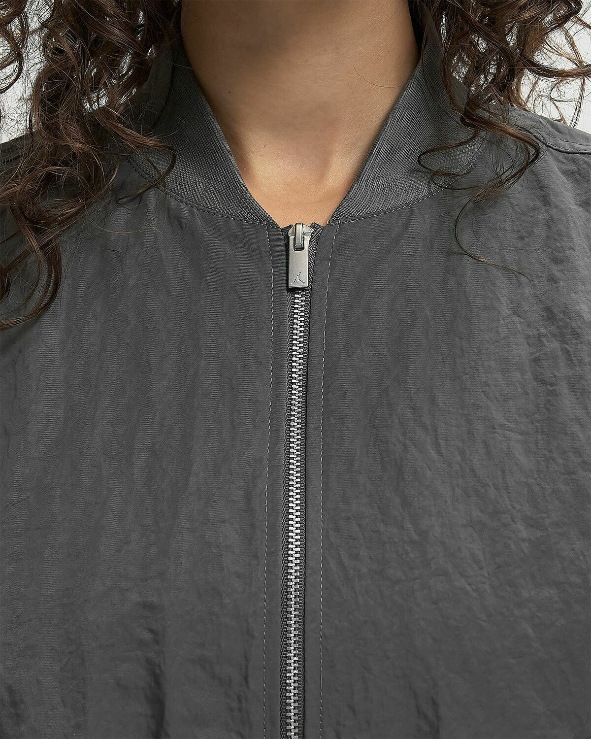 Jordan Jordan Flight Renegade Jacket Grey Womens Bomber Jacket