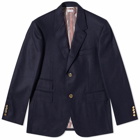 Thom Browne Men's Shetland Wool Sport Jacket in Navy