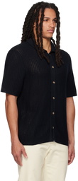 Vince Black Button Shirt