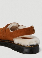Dr. Martens Jorge Shearling Buckle Mules unisex Brown