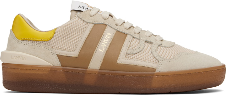 Photo: Lanvin Beige Clay Mesh Sneakers
