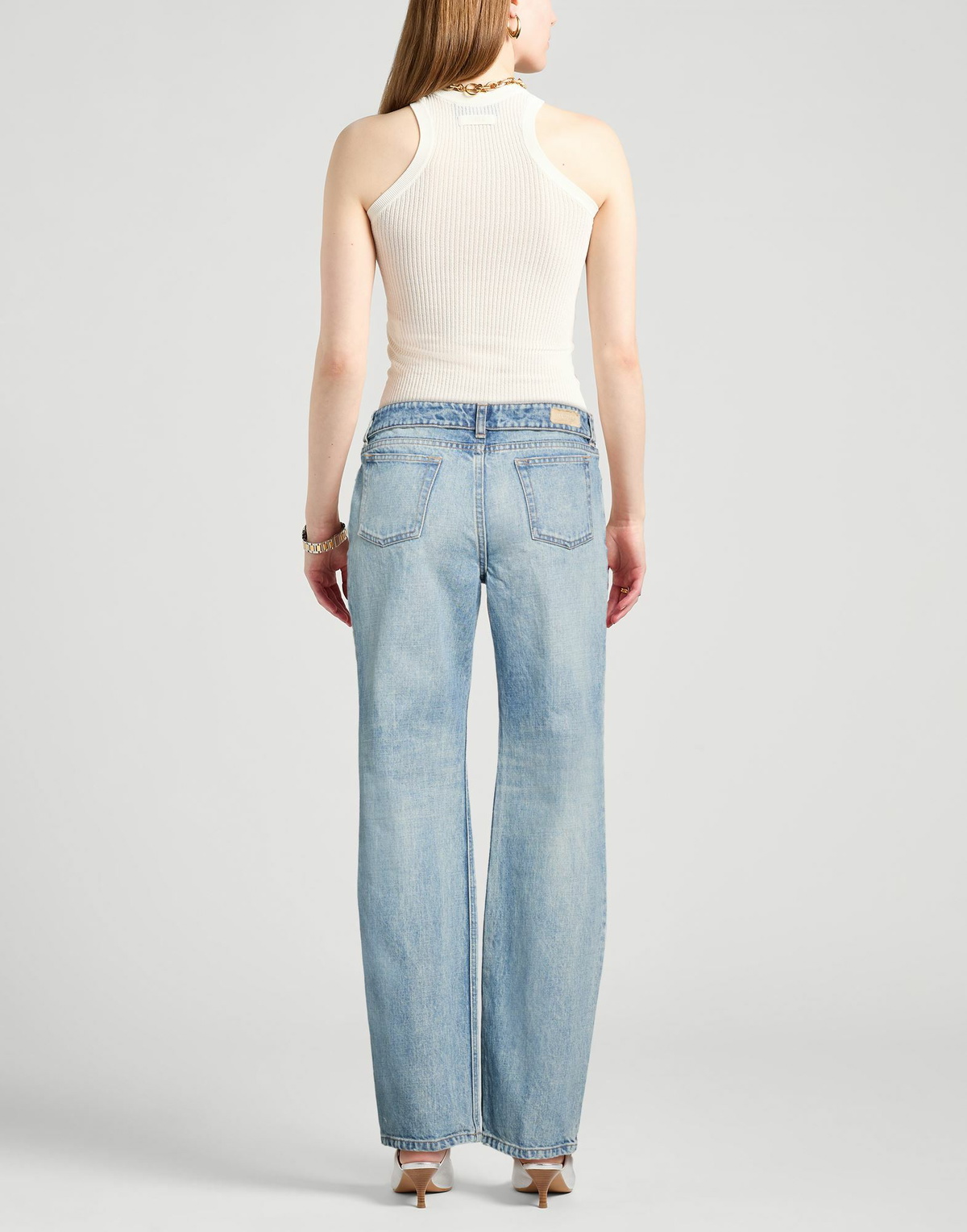 Mcqueen Womens Jeans in Blue
