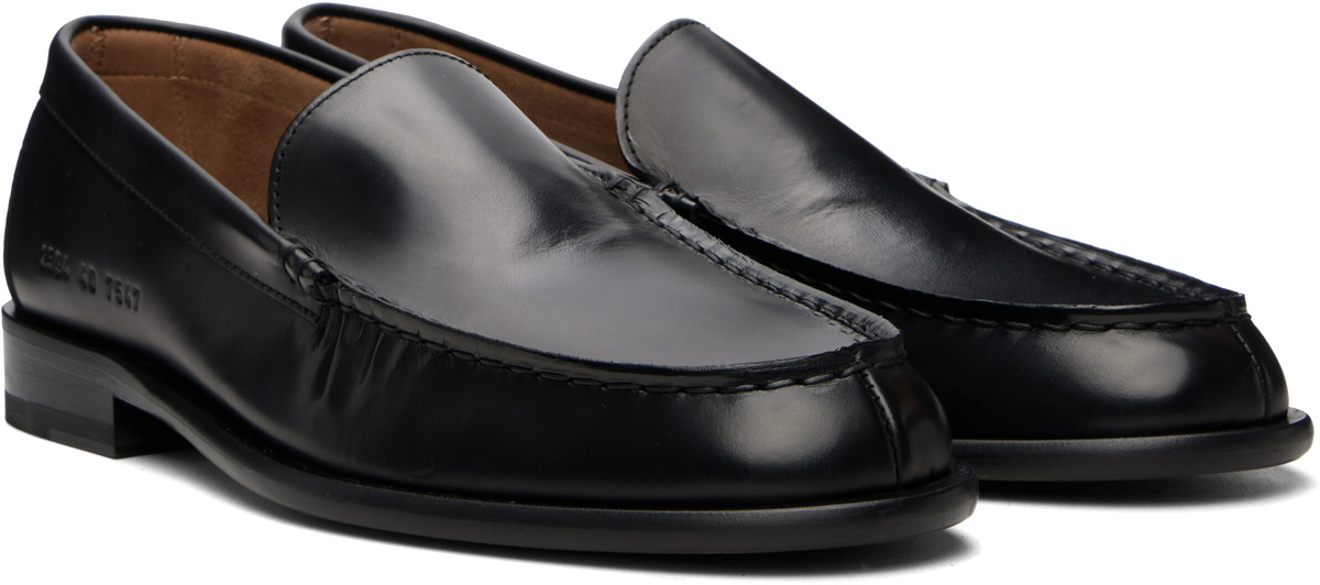 Common Projects Black Minimal Loafers