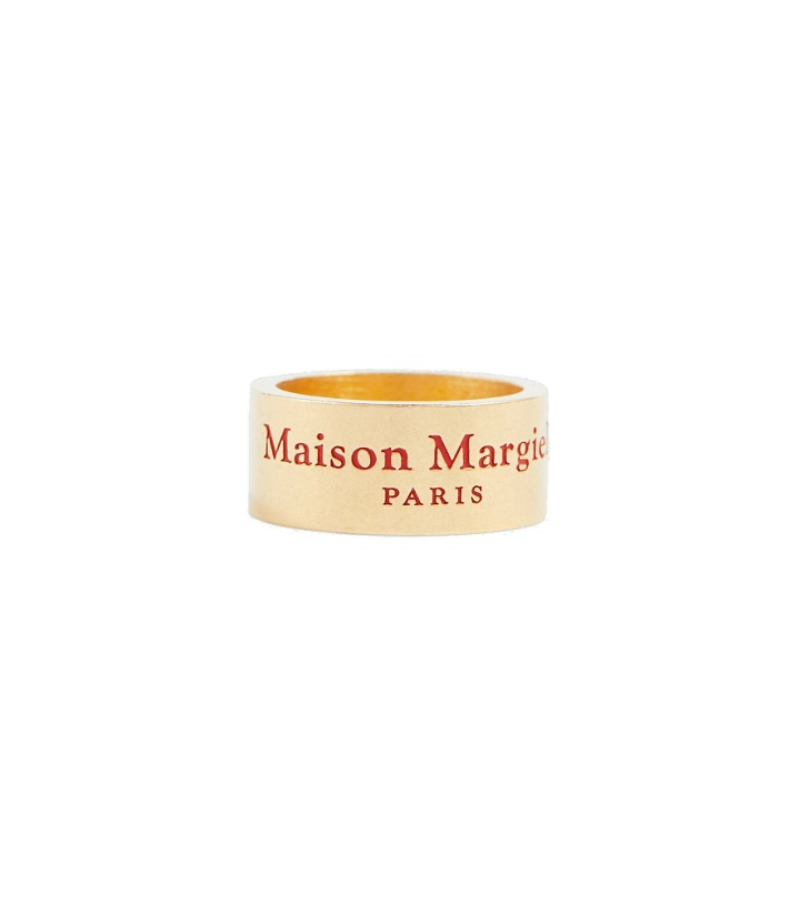 Photo: Maison Margiela - Gold-toned silver ring