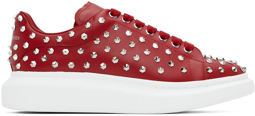 Alexander McQueen Red Oversized Larry Sneakers Alexander McQueen