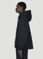 Y-3 - Logo Patch Hooded Sweatshirt in Black