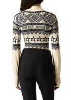 Perfect Moment Intarsia-knit Merino Wool Bodysuit White