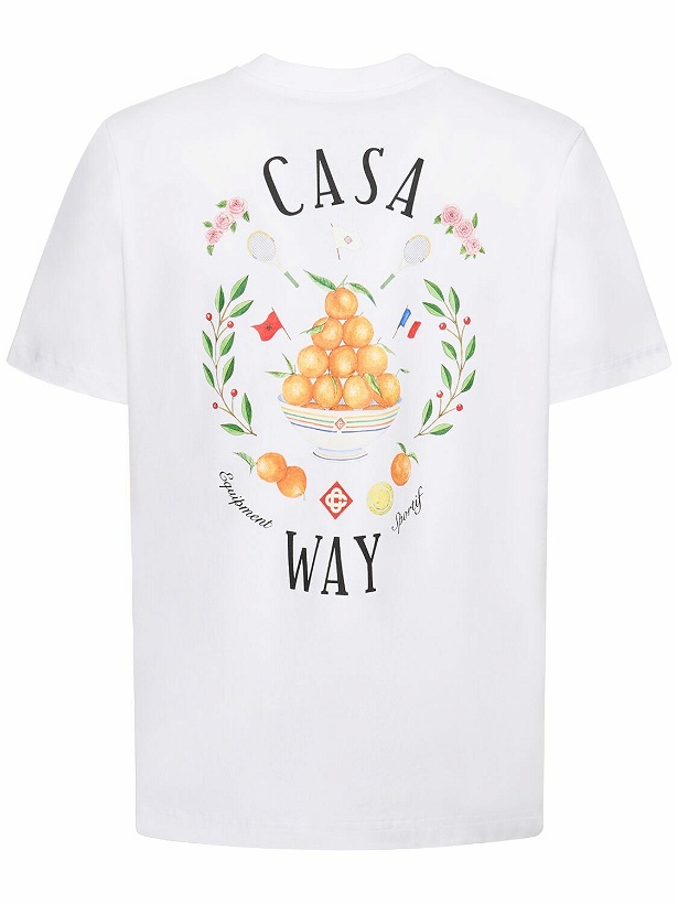 Photo: CASABLANCA - Casa Way Organic Cotton T-shirt