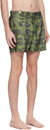 Vivienne Westwood Green Figurines Classic Swim Shorts