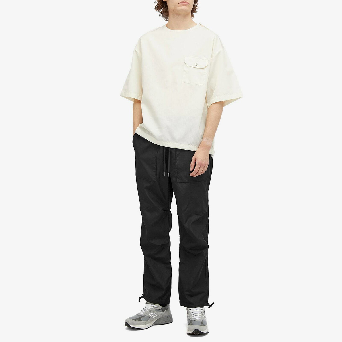 Taion Men's Military Reversible Pants in Black