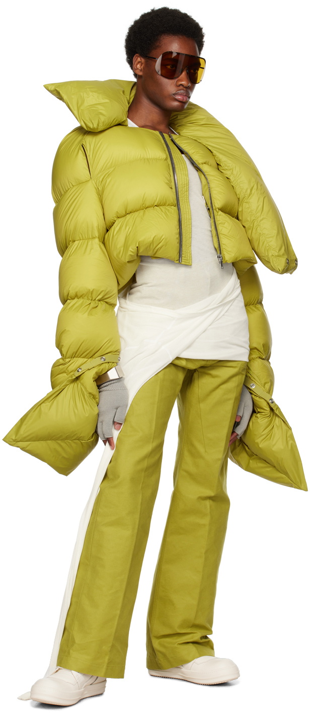 Rick Owens Yellow Babel Mountain Down Jacket Rick Owens