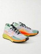 Nike Running - React Pegasus Trail 4 Rubber-Trimmed GORE-TEX Mesh Running Sneakers - White