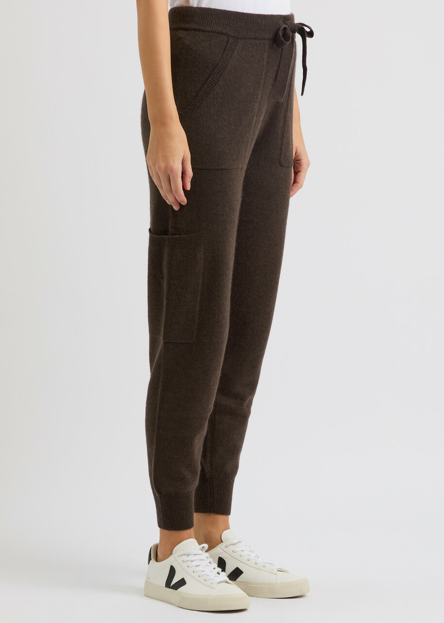 Crush Cashmere Beatles Cashmere Sweatpants Chocolate