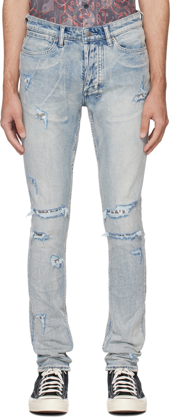 Ksubi Blue Van Winkle Punk Jeans Ksubi