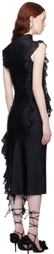 Fancì Club Black 'The Assassin' Midi Dress