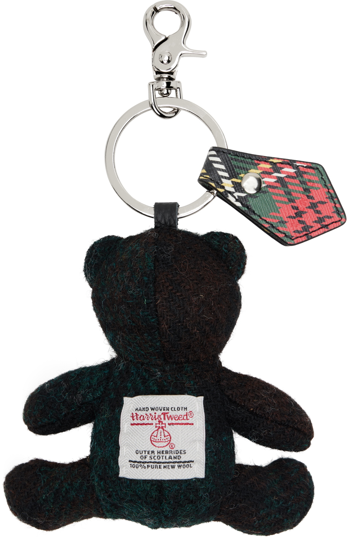 Vivienne Westwood Green Teddy Bear Keychain
