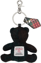 Vivienne Westwood Green Teddy Bear Keychain