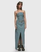 Won Hundred Cynthia Deconstructed Blue 6 Jeans Blue - Womens - Skirts