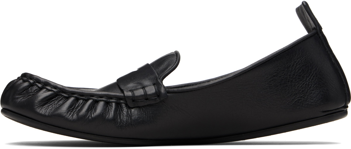Acne Studios Black Leather Loafers