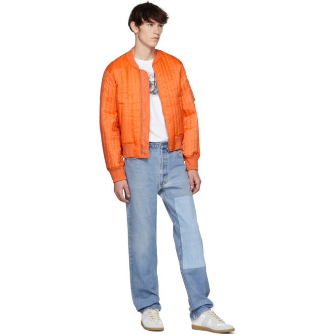 HELMUT LANG - Orange Nylon Jacket