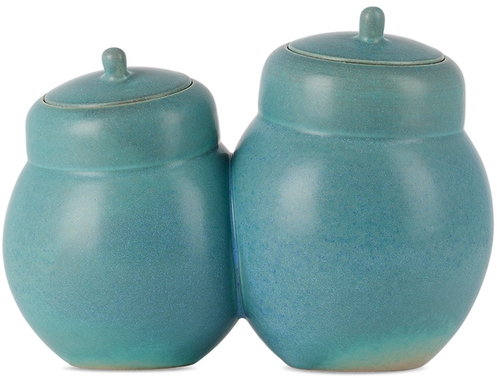 Photo: Daniel Cavey Blue Mitosis 2 Jars