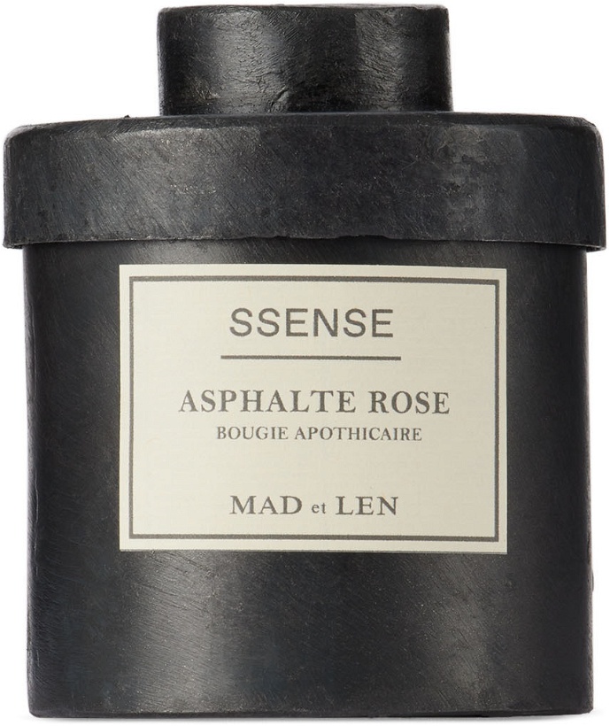 Photo: MAD et LEN SSENSE Exclusive Black Small Asphalte Rose Candle