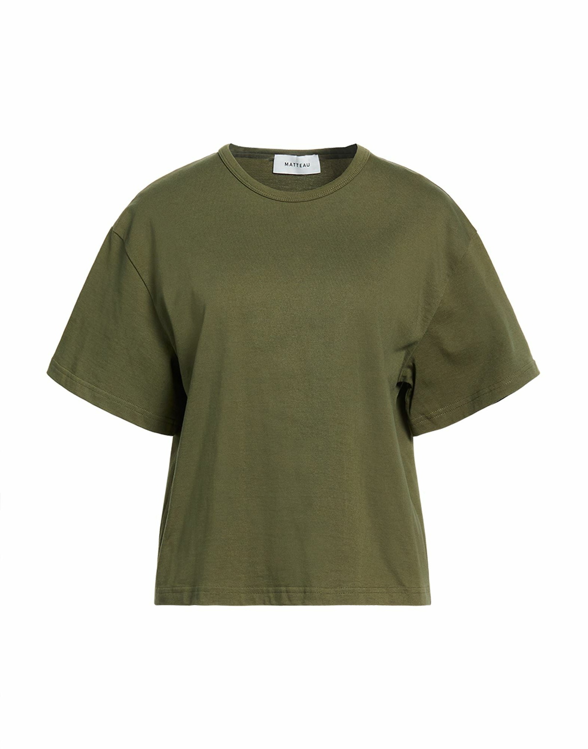 Matteau Womens T-shirt Military in Green
