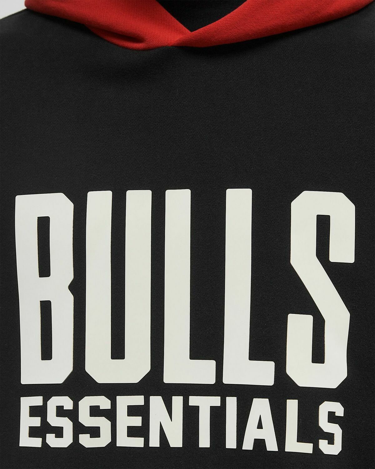 Fear of God Essentials PULL OVER HOODIE - CHICAGO BULLS Black Mens Hoody
