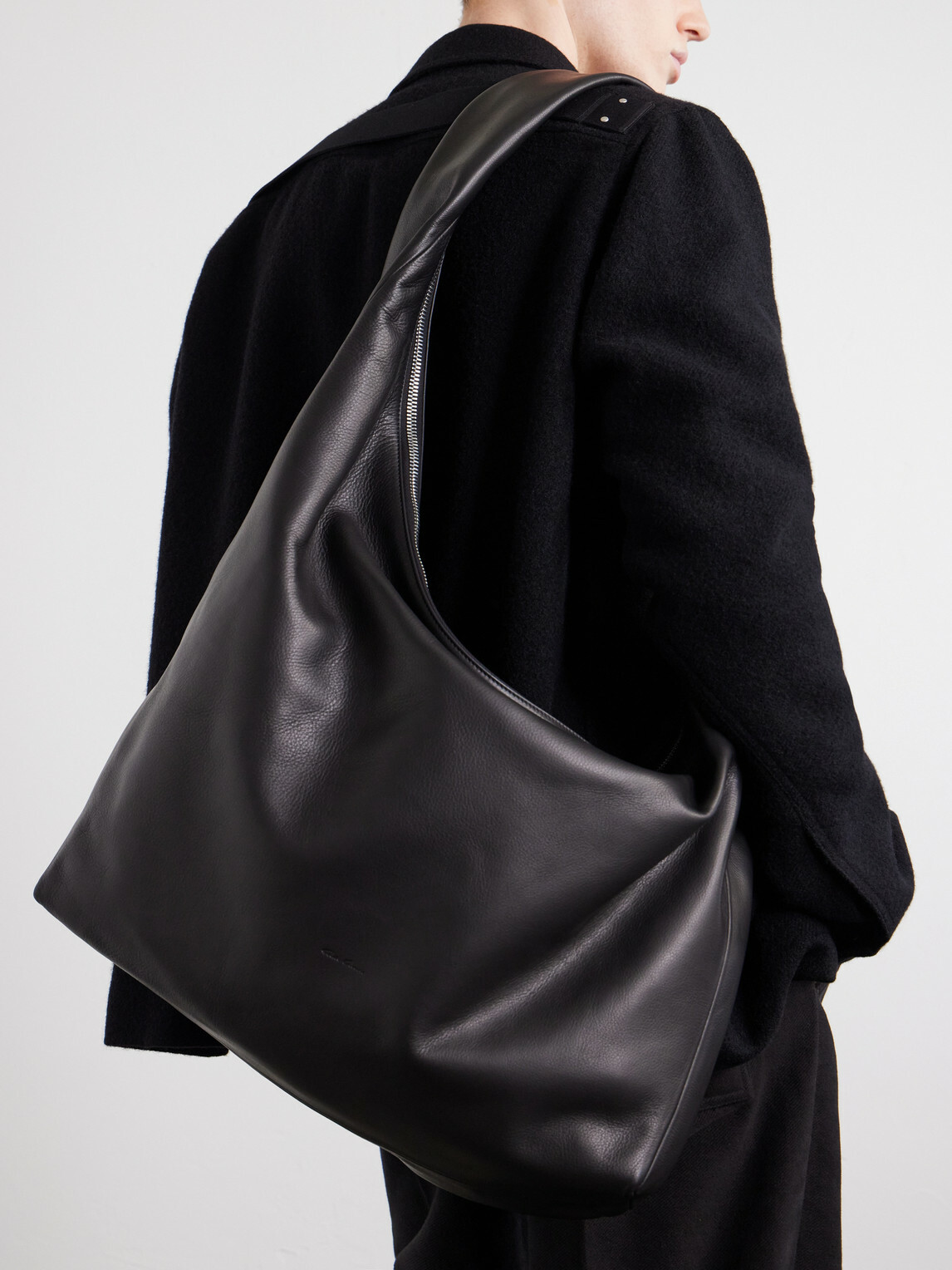 Rick Owens - Gemini Leather Messenger Bag