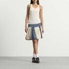 Story mfg. Women's Nest Mini Skirt in Scrapbook Stripe