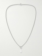 Isabel Marant - Silver-Tone and Faux Pearl Pendant Necklace