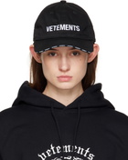 VETEMENTS Black Iconic Cap