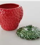 Bordallo Pinheiro Strawberries Large ceramic tureen
