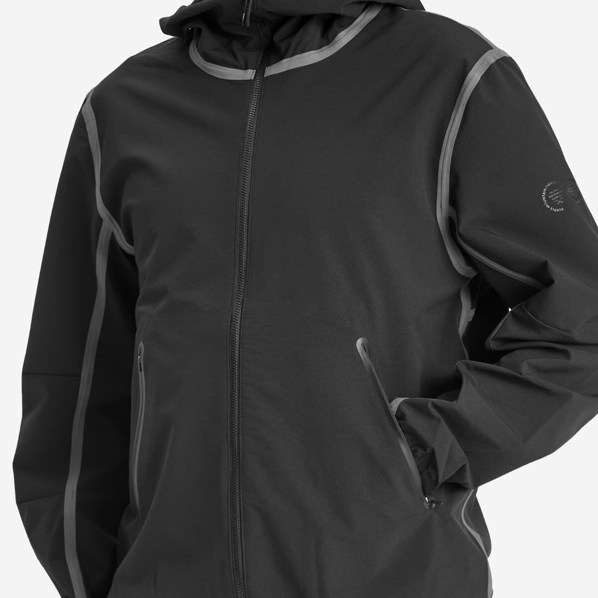 Purple Mountain Observatory Men's Softshell Balaclava Jacket in Black