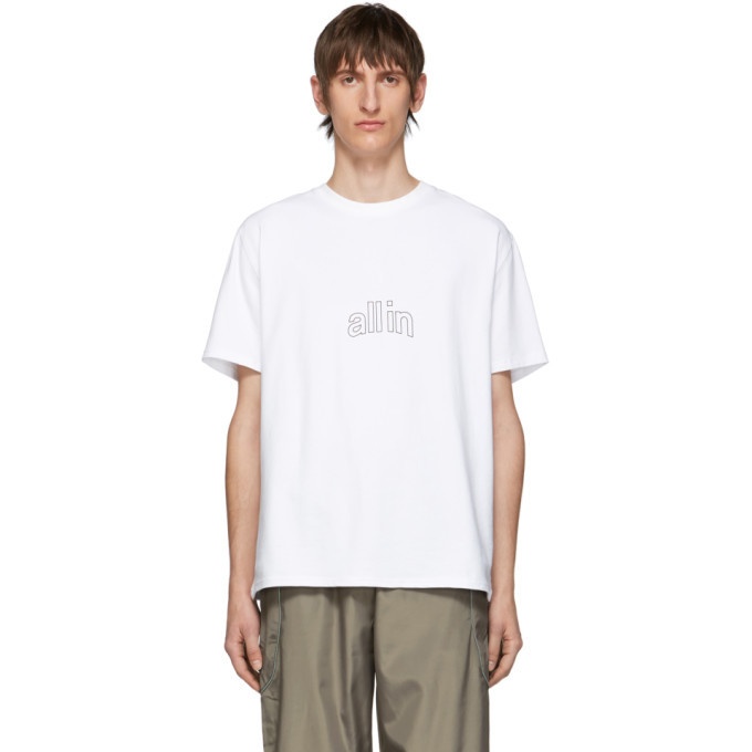 Photo: all in White Arc Outline T-Shirt