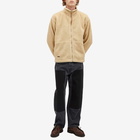 orSlow Men's Boa Fleece Jacket in Camel