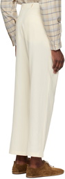 AURALEE Off-White Hard Twist Trousers